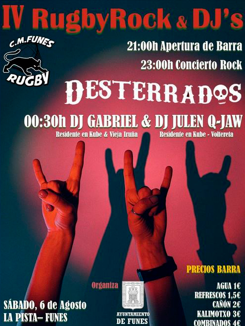 Rugby y Rock en Funes